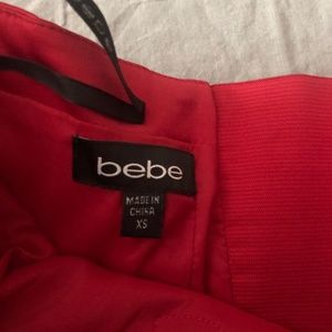 Bebe Red Corset Top